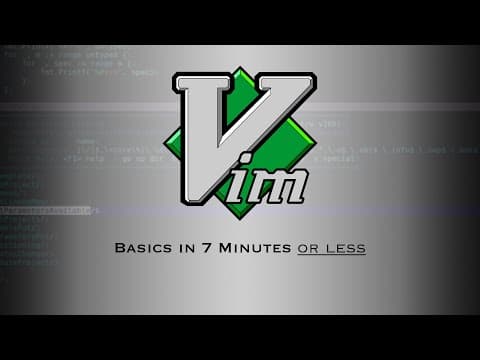 Vim Basics in 7 Minutes
