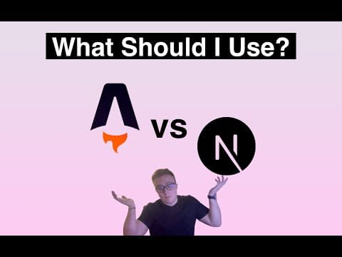 Astro vs Nextjs - What should I use for my project?