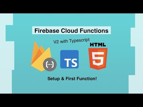 Firebase Cloud Functions V2 - Setup & First Call (Episode 1)